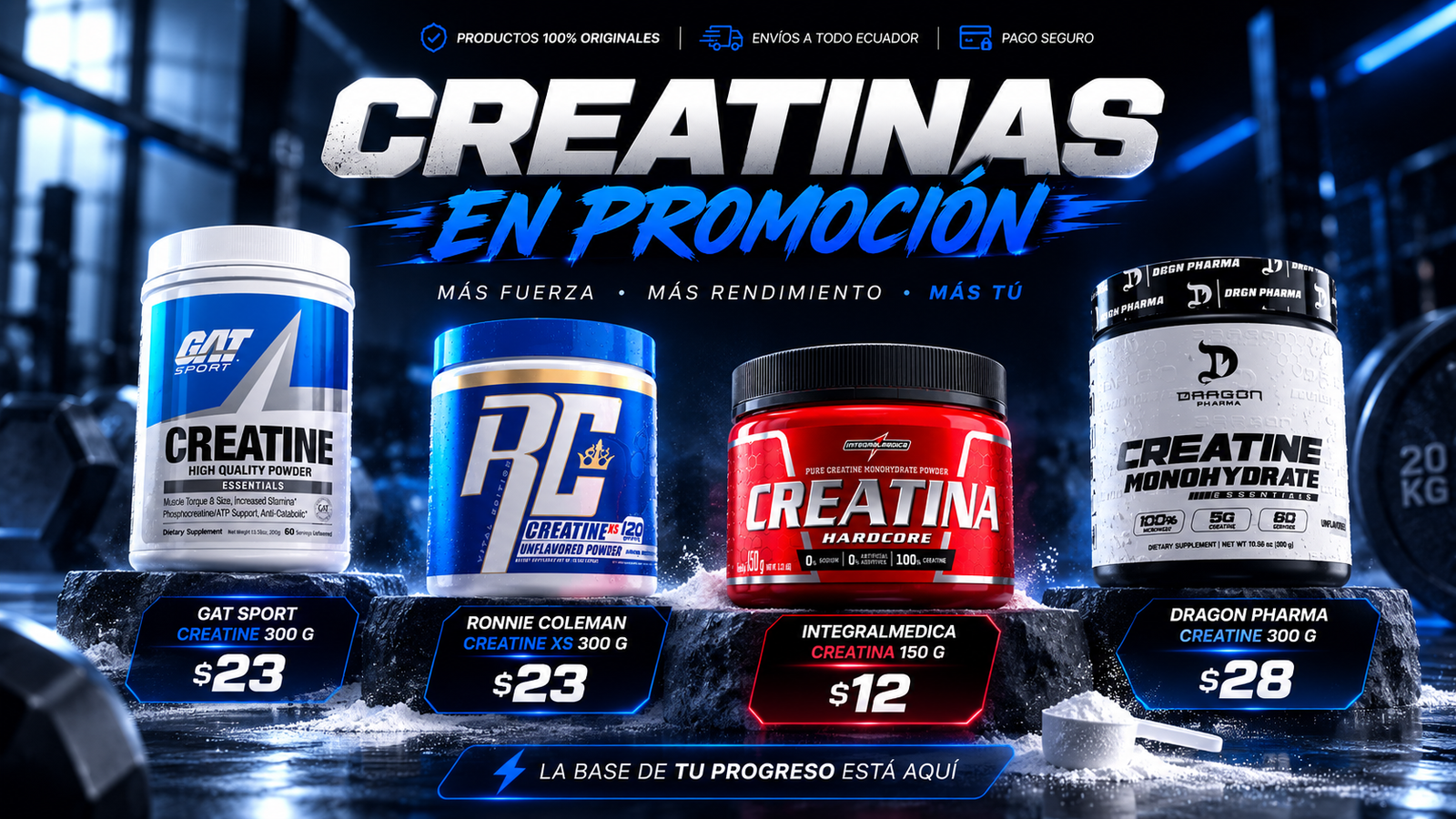 Creatinas en promoción - DanSupps EC