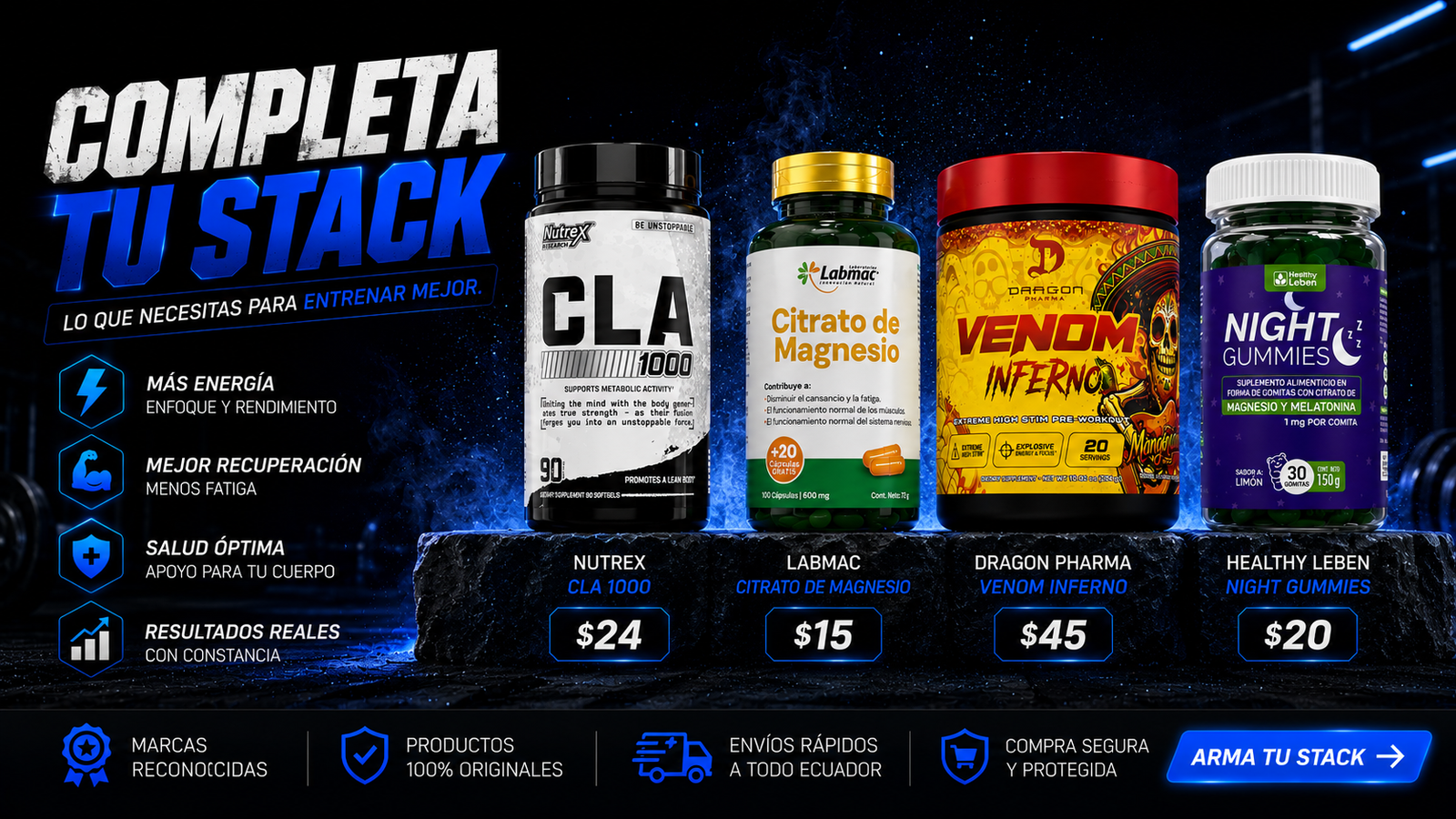 Completa tu stack - DanSupps EC